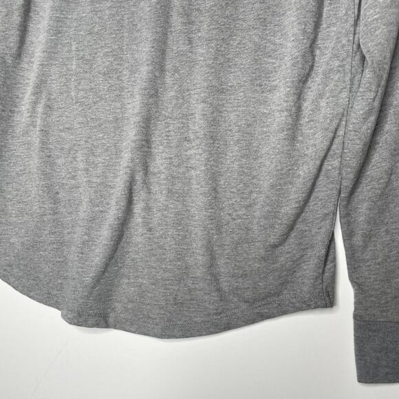 Hollister Womens Top Size S Light Gray Long Sleeve Pullover Casual Shirt - Picture 9 of 11